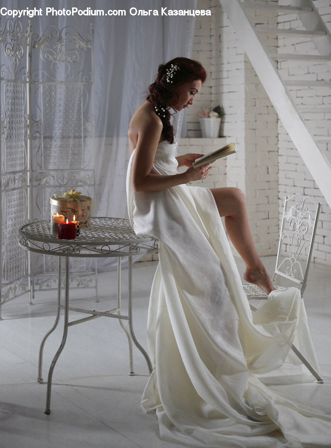 People, Person, Human, Paper, Cradle, Crib, Furniture
