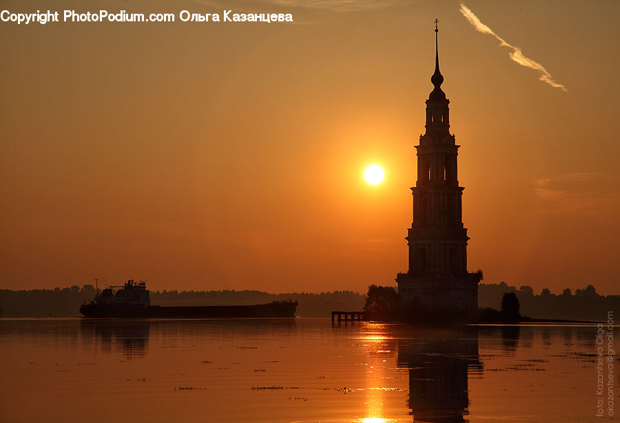 Architecture, Bell Tower, Clock Tower, Tower, Dawn, Dusk, Sky