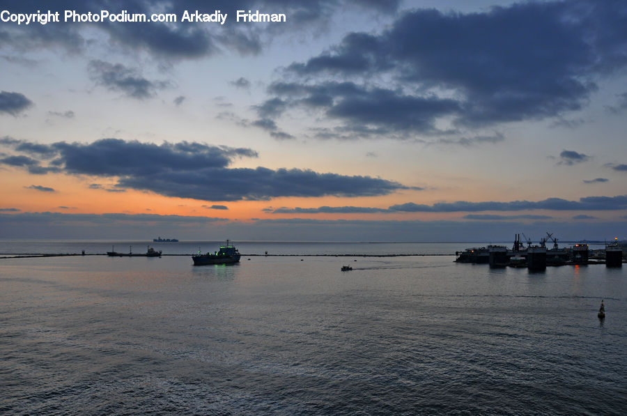 Dawn, Dusk, Red Sky, Sky, Sunrise, Sunset, Beach