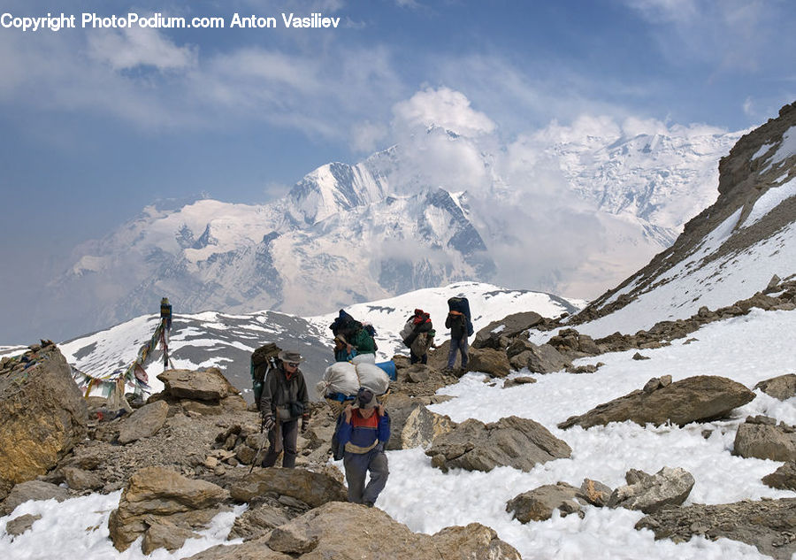 People, Person, Human, Arctic, Glacier, Ice, Mountain