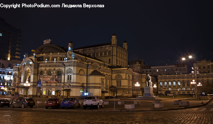Architecture, Downtown, Plaza, Town Square, City, Metropolis, Urban