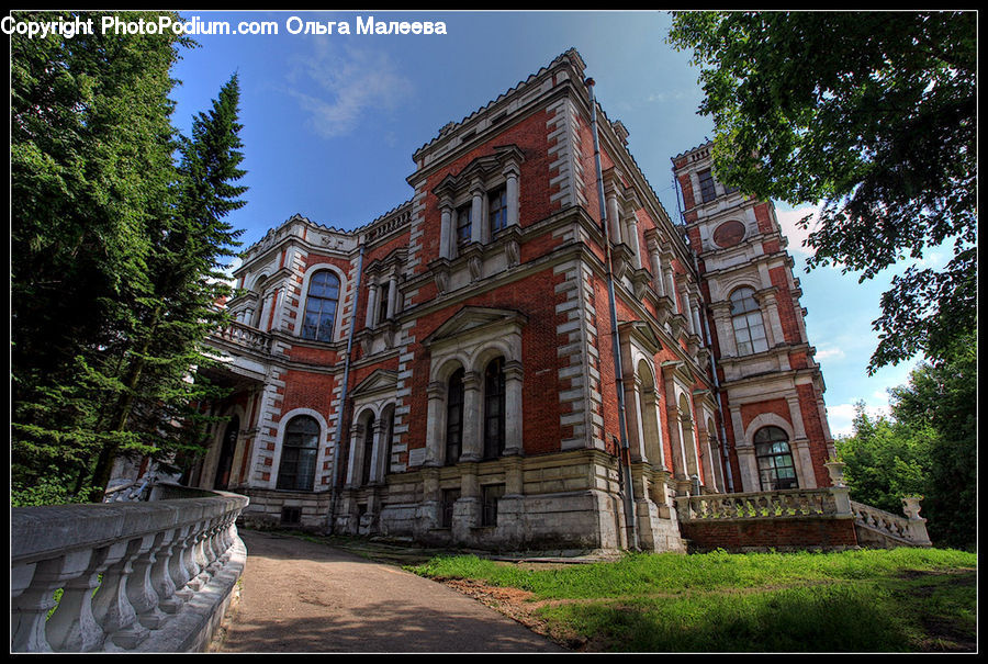 Building, House, Housing, Architecture, Mansion, Villa, Alley