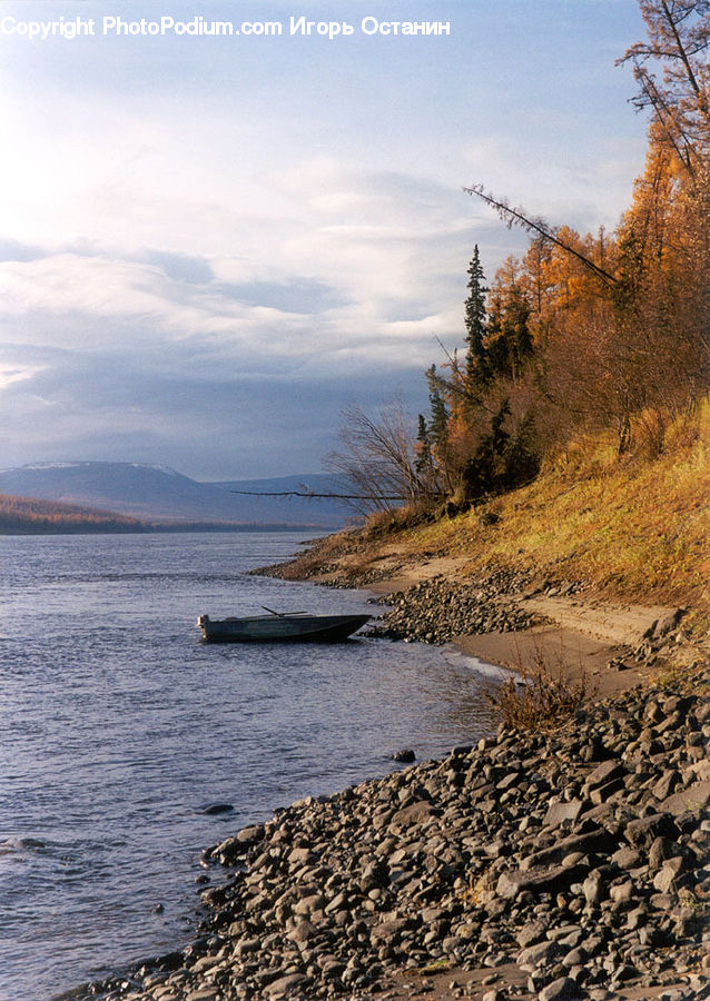 Boat, Watercraft, Coast, Outdoors, Sea, Water, Rowboat