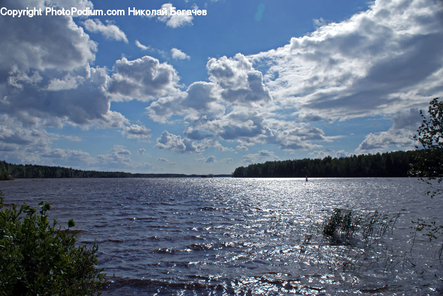 Cloud, Cumulus, Sky, Azure Sky, Outdoors, Ripple, Water