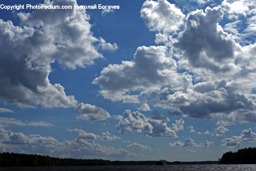 Azure Sky, Cloud, Outdoors, Sky, Cumulus
