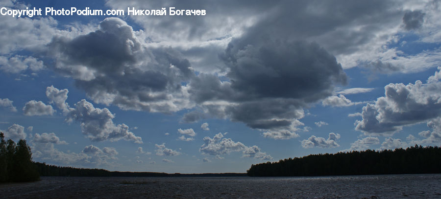 Azure Sky, Cloud, Outdoors, Sky, Cumulus, Landscape, Nature