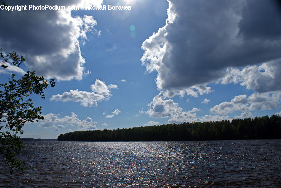 Azure Sky, Cloud, Outdoors, Sky, Cumulus, Sea, Water