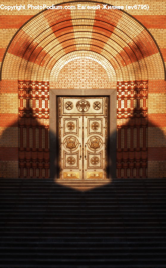 Arch, Brick, Architecture, Cathedral, Church, Worship, Building