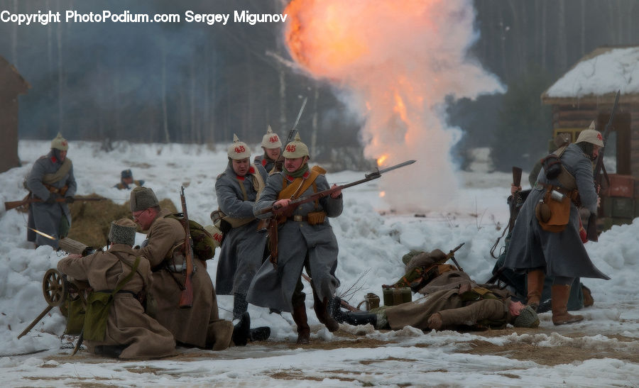 People, Person, Human, Sniper, Soldier, Ice, Outdoors