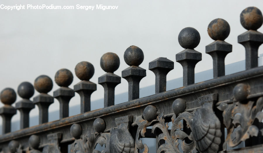 Art, Sculpture, Statue, Head, Portrait, Gargoyle, Banister