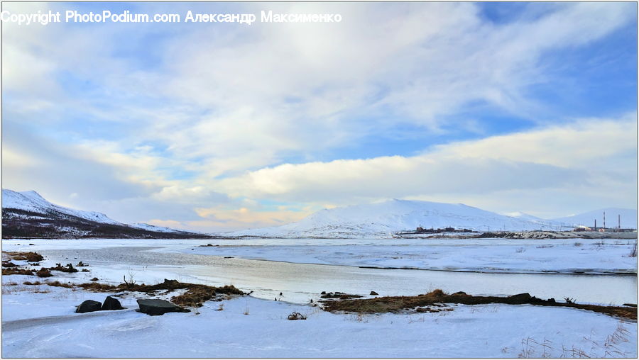 Arctic, Snow, Winter, Beach, Coast, Outdoors, Sea