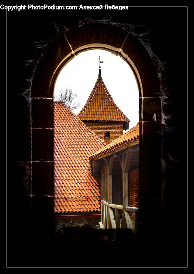 Brick, Architecture, Bell Tower, Clock Tower, Tower, Building, Alley