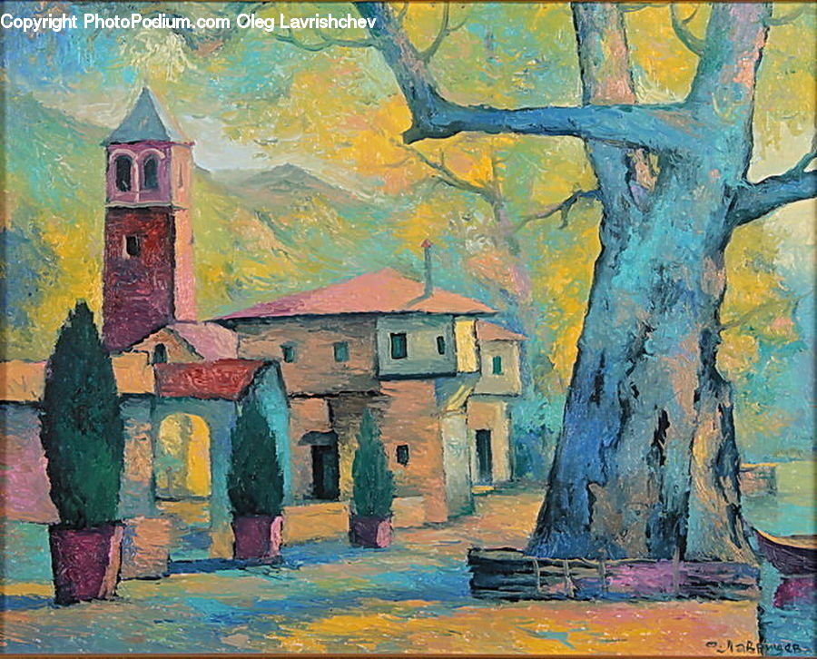Art, Painting, Collage, Poster, Modern Art, Brick