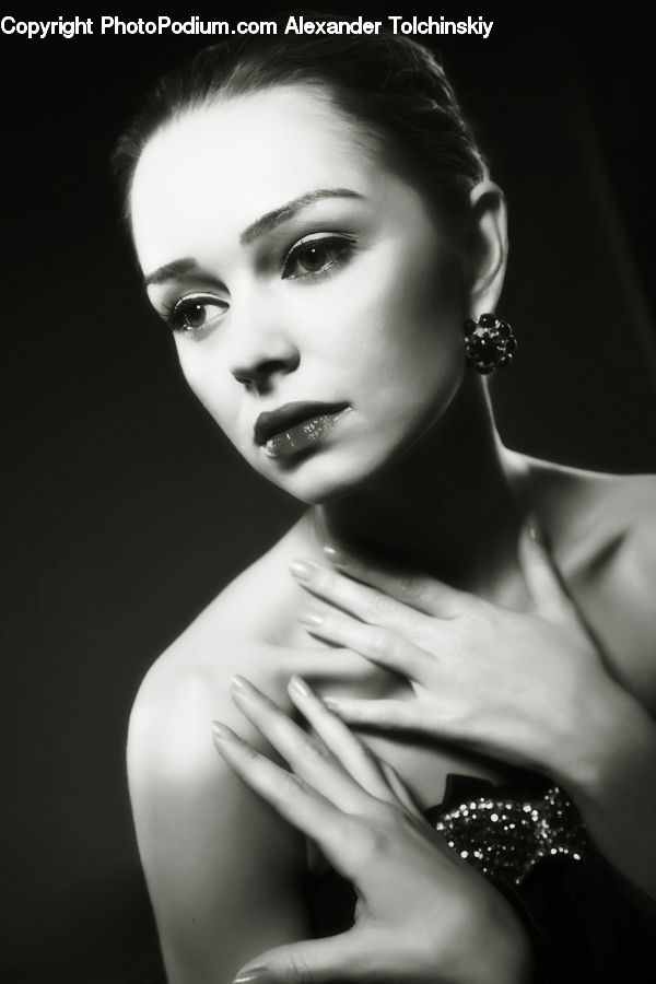 People, Person, Human, Female, Portrait, Bling