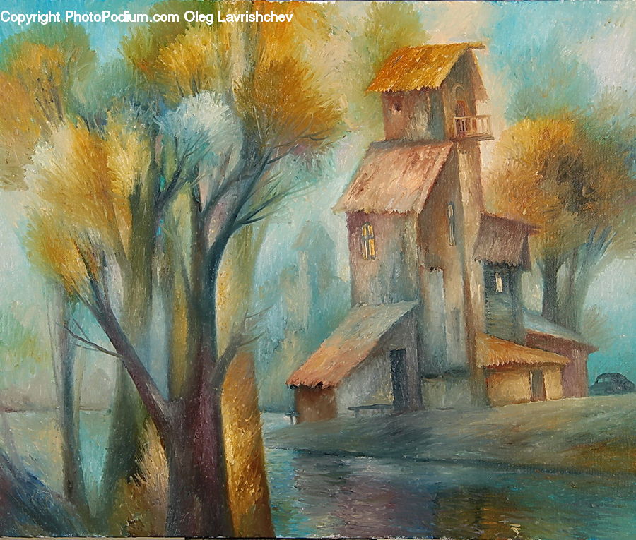 Art, Painting, Modern Art, Architecture, Housing, Monastery