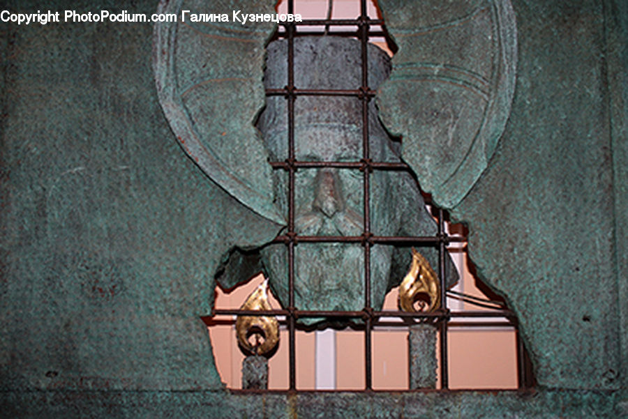 Light Fixture, Cobblestone, Pavement, Walkway, Emblem, Logo, Lamp