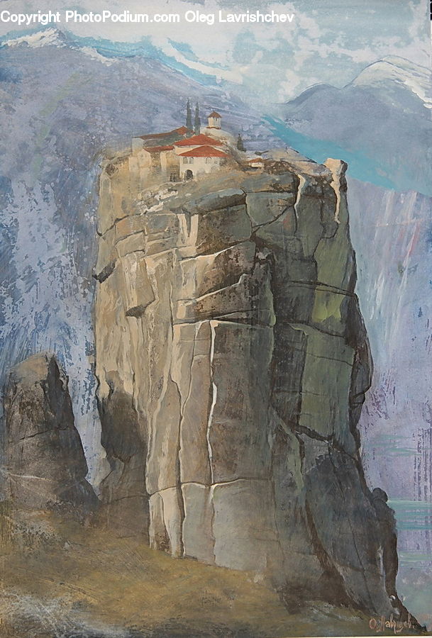 Cliff, Outdoors, Bunker, Ancient Egypt, Art, Modern Art, Architecture
