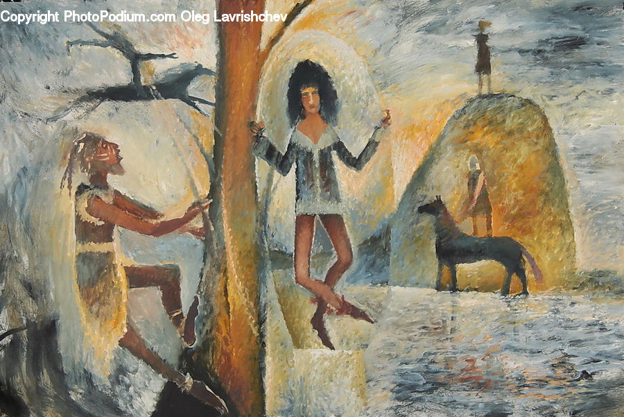 People, Person, Human, Art, Painting, Modern Art