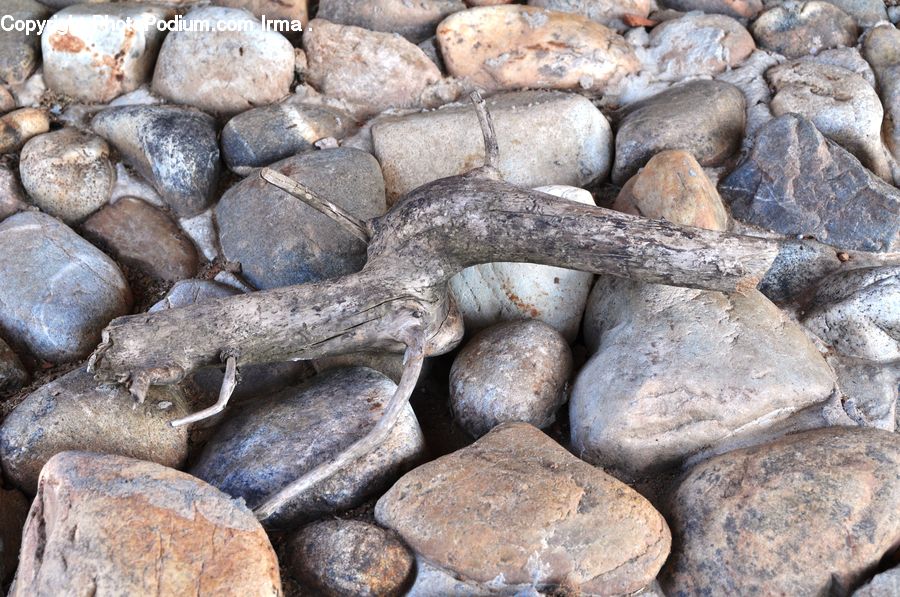 Rock, Pebble, Cobblestone, Pavement, Walkway, Ground, Soil