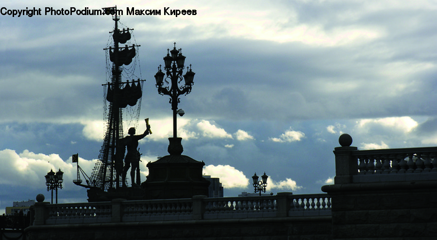 Lamp Post, Pole, Antenna, Architecture, Bell Tower, Clock Tower, Tower