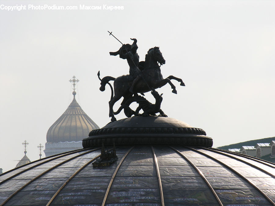 Art, Sculpture, Statue, Architecture, Dome, Emblem, Logo