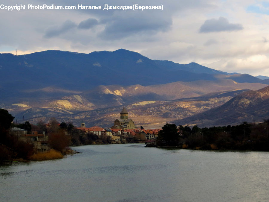 Outdoors, River, Water, Mountain, Mountain Range, Countryside, Landscape