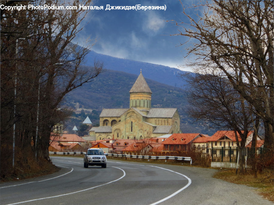 Road, Freeway, Highway, Brick, Architecture, Cathedral, Church