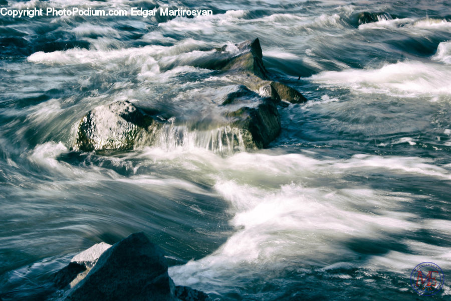 Outdoors, Sea, Sea Waves, Water, Arctic, Glacier, Ice