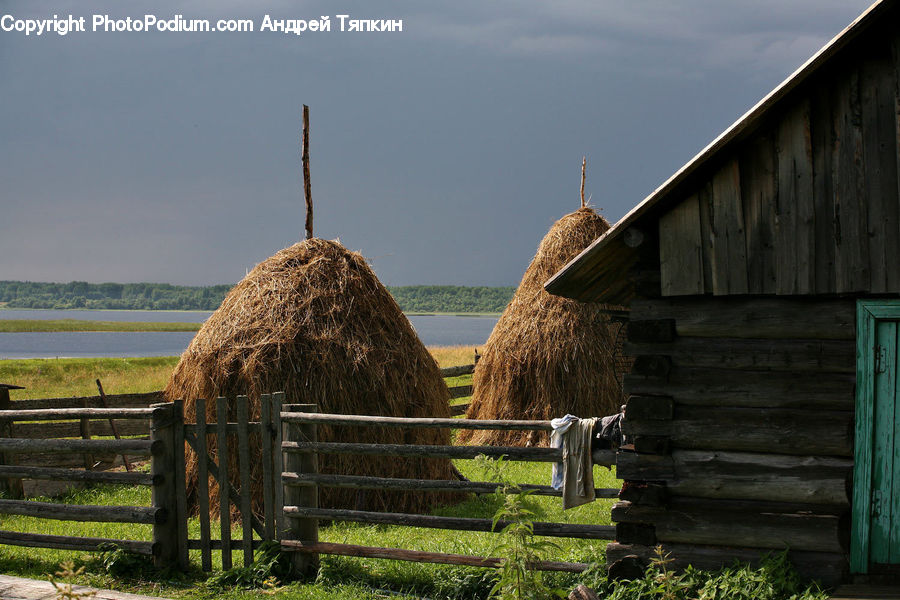 Countryside, Hay, Straw, Cabin, Hut, Rural, Shack