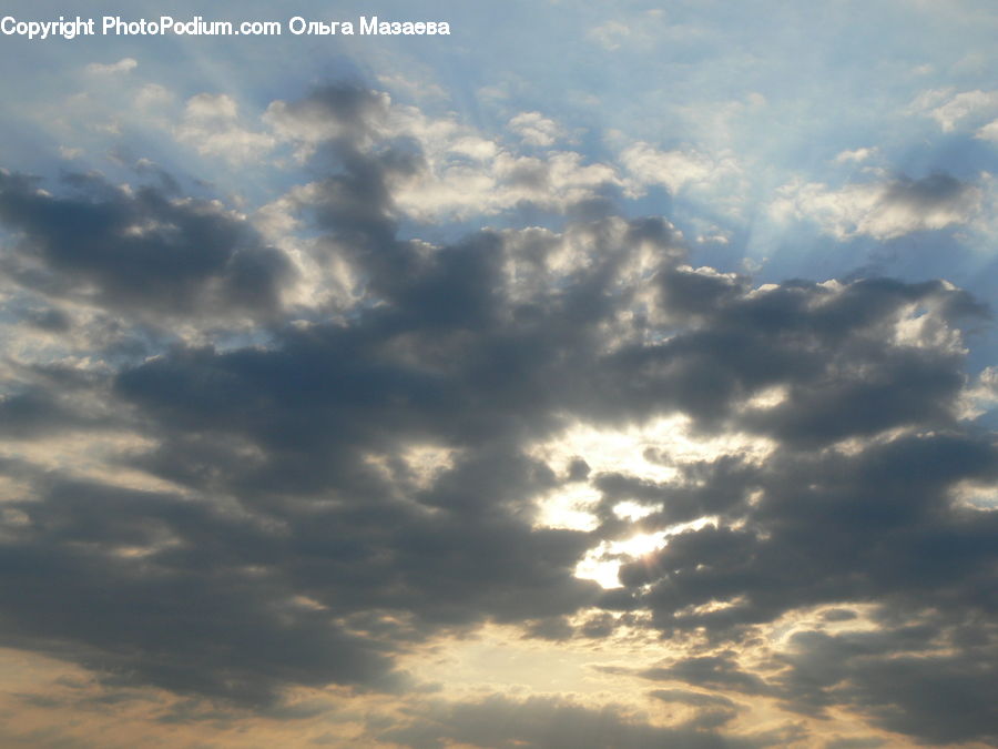 Azure Sky, Cloud, Outdoors, Sky, Cumulus