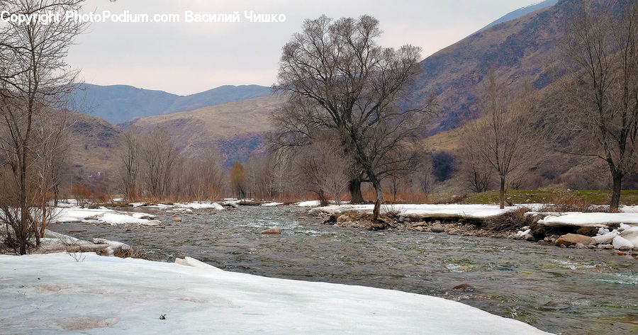 Creek, Outdoors, River, Water, Wilderness, Arctic, Glacier