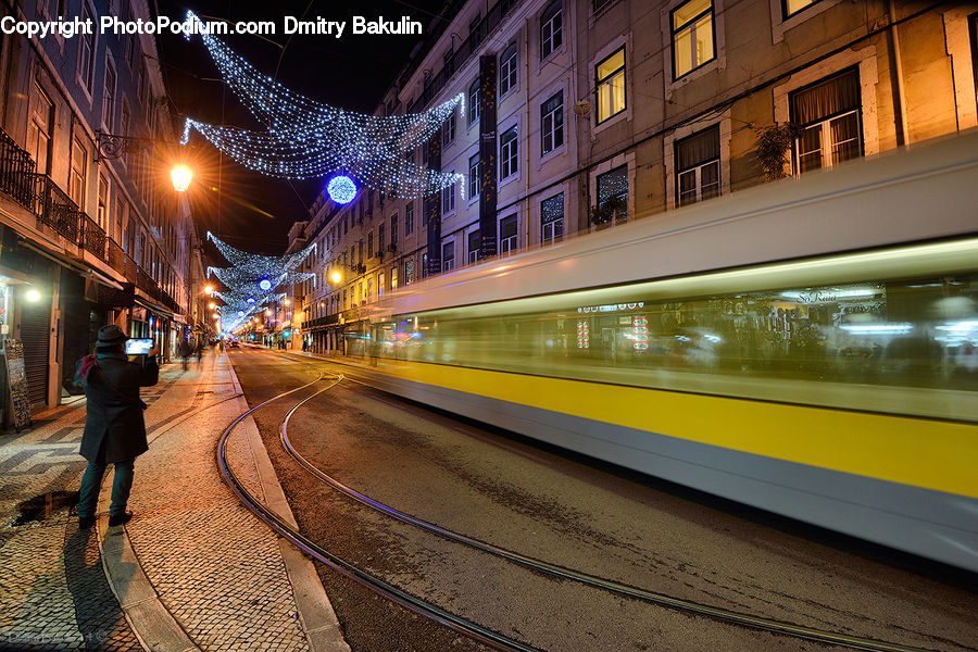 People, Person, Human, Train, Vehicle, Alley, Alleyway