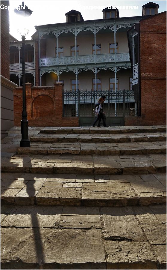 Arch, Deck, Housing, Porch, Brick, Building, Apartment Building