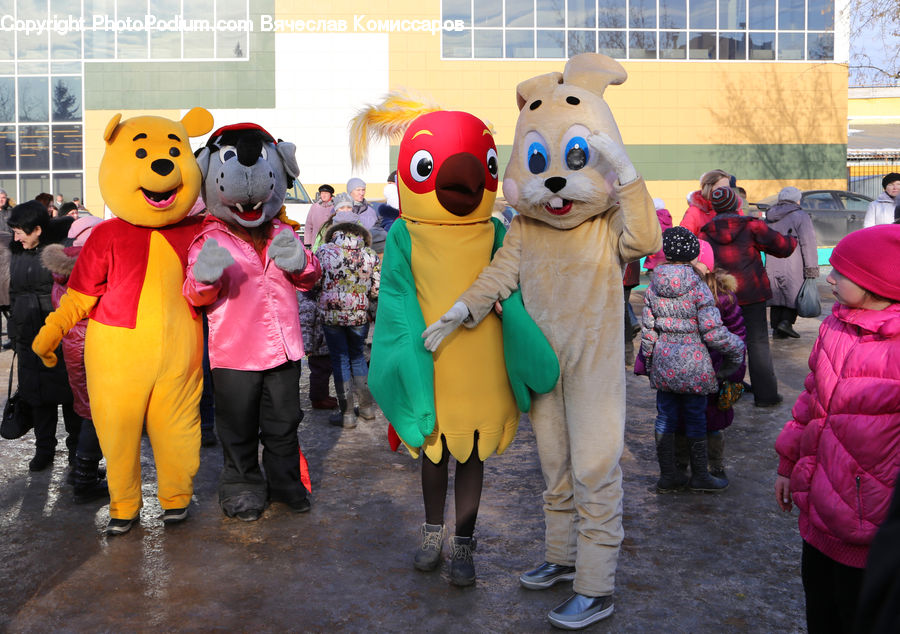 Human, Mascot, People, Person, Clown, Performer, Carnival