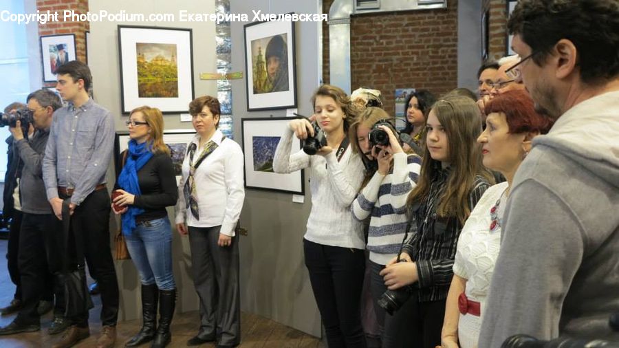 People, Person, Human, Blonde, Female, Woman, Crowd