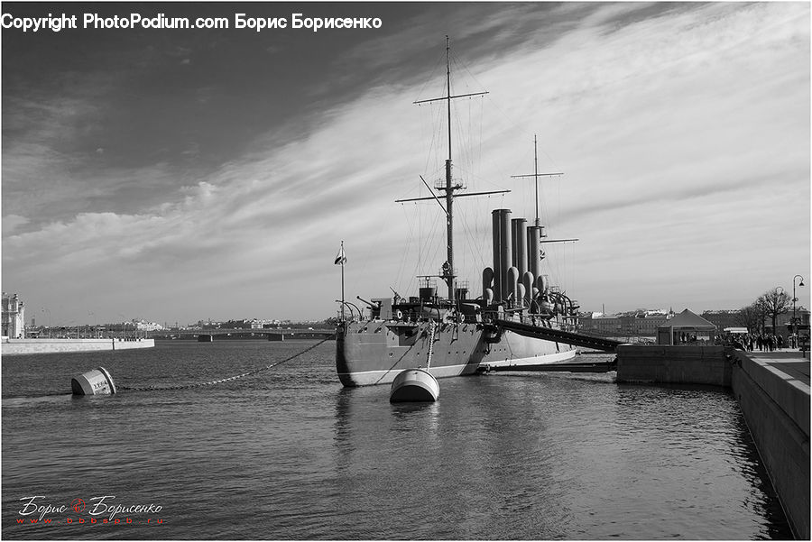 Battleship, Cruiser, Navy, Ship, Vessel, Dock, Landing