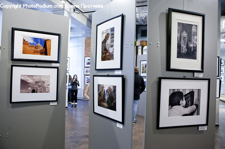Art, Art Gallery, Flyer, Poster, Electronics, Monitor, Person