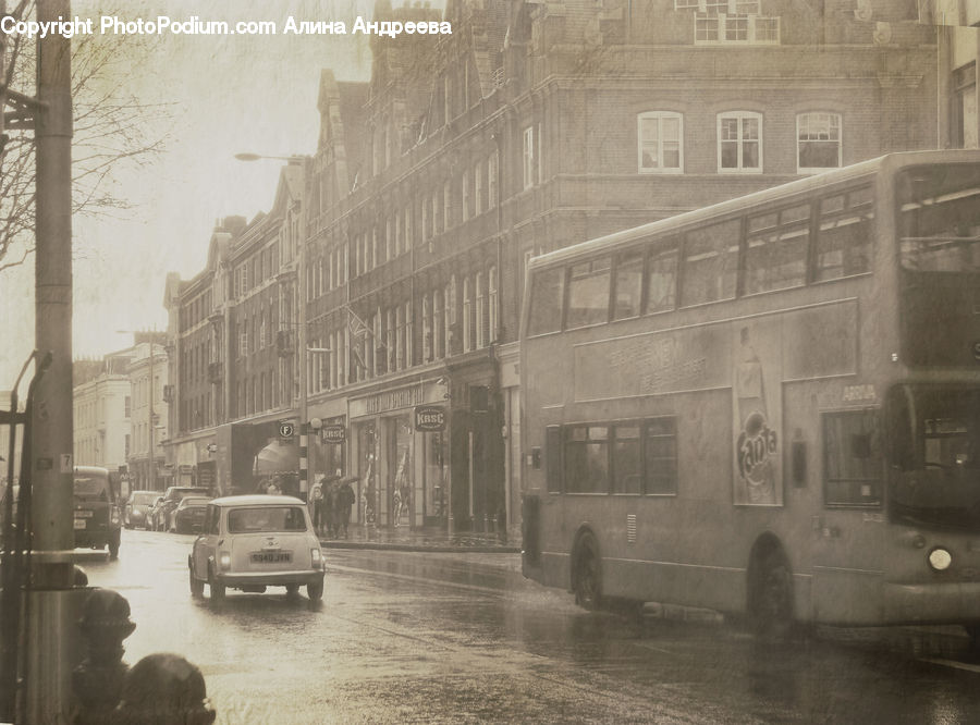 Bus, Vehicle, Double Decker Bus, Fog, Pollution, Smog, Smoke