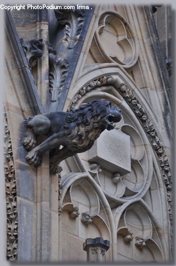 Art, Gargoyle, Statue, Arch, Sculpture, Column, Pillar