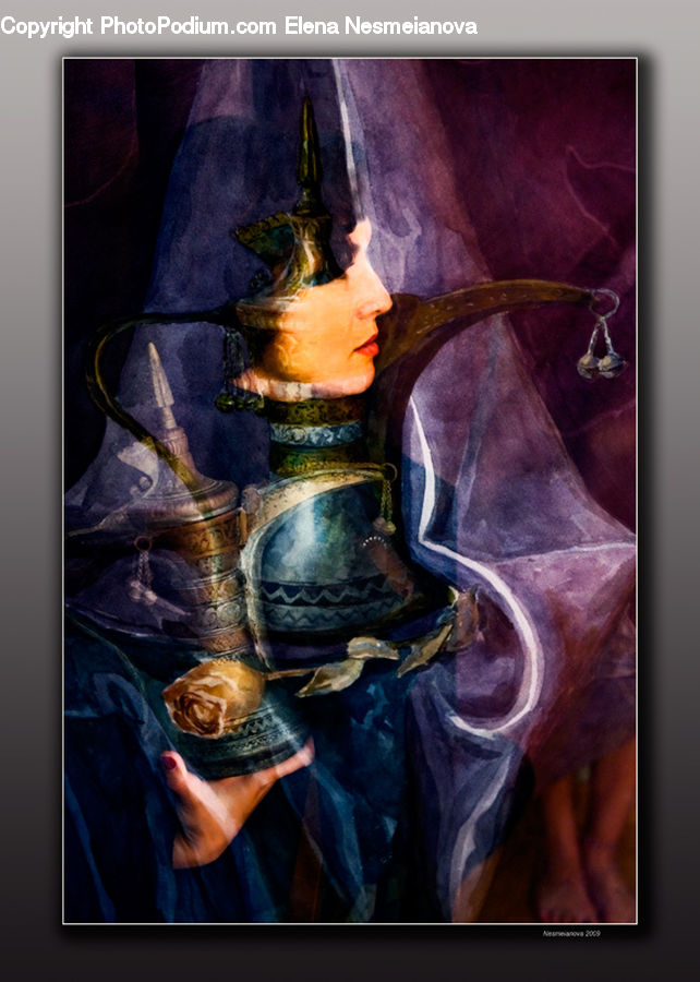 Art, Painting, Modern Art, Boot, Cowboy Boot, Footwear, Riding Boot