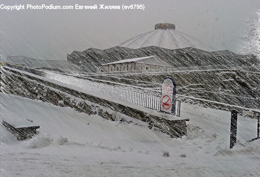 Blizzard, Outdoors, Snow, Weather, Winter, Piste, Skiing