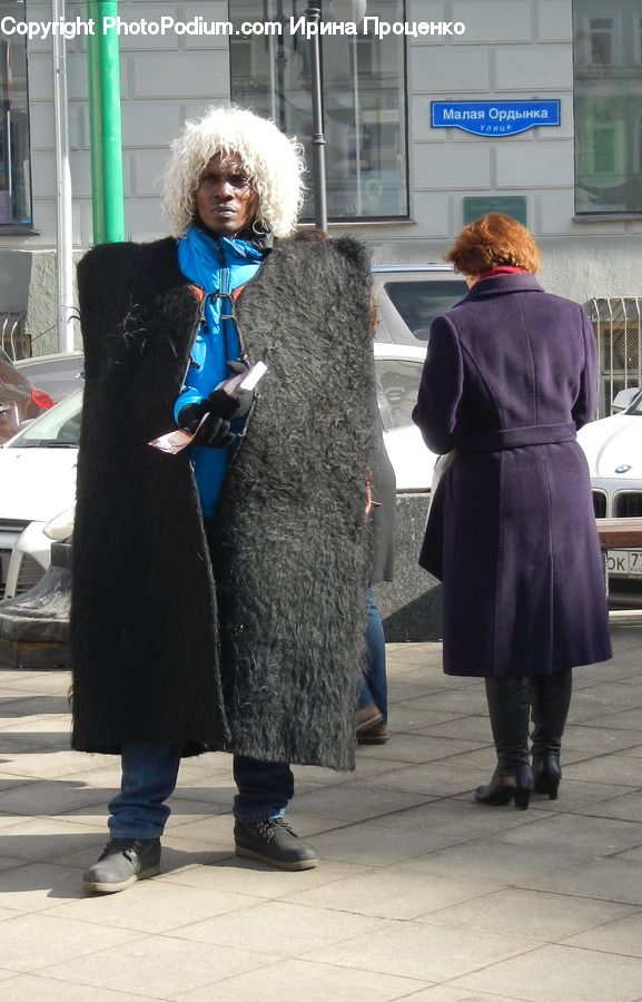 Human, People, Person, Back, Costume, Coat, Overcoat