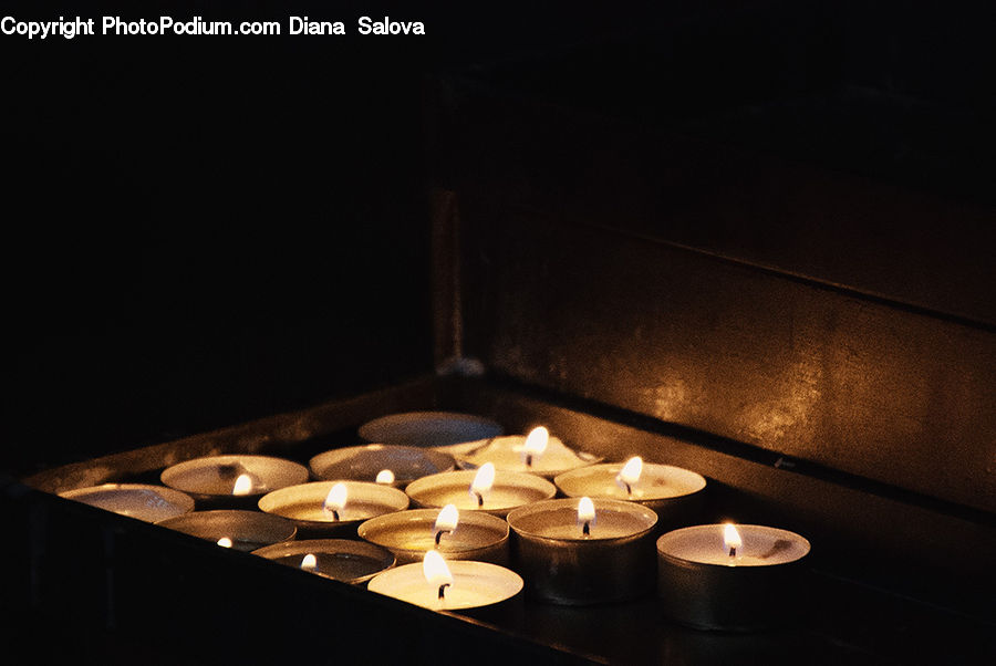 Candle, Bagel, Bread, Food, Dinner, Meal, Supper