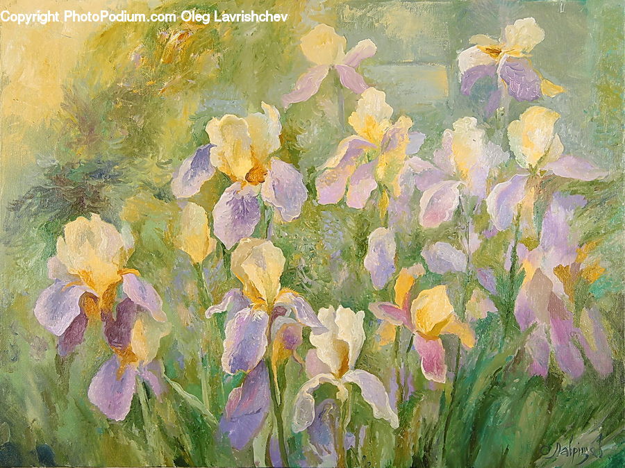 Art, Painting, Modern Art, Blossom, Flora, Flower, Plant