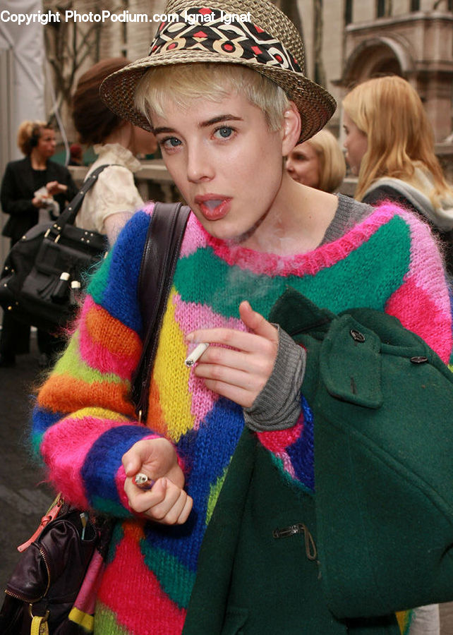 People, Person, Human, Cardigan, Clothing, Sweater, Costume