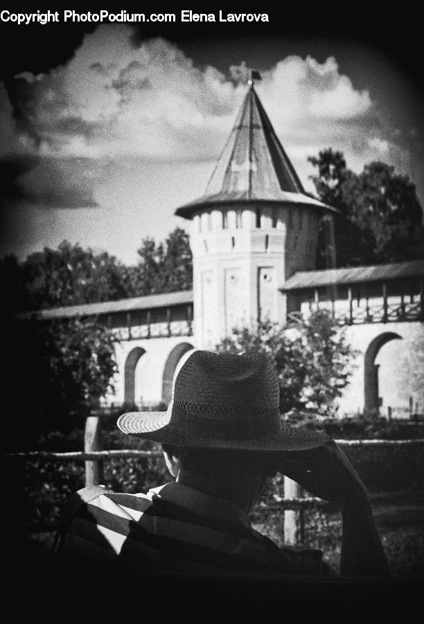 Cross, Cowboy Hat, Hat, Sun Hat, Chair, Furniture, Building