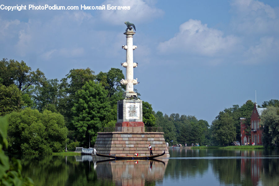 Monument, Beacon, Building, Lighthouse, Water Tower, Boat, Watercraft