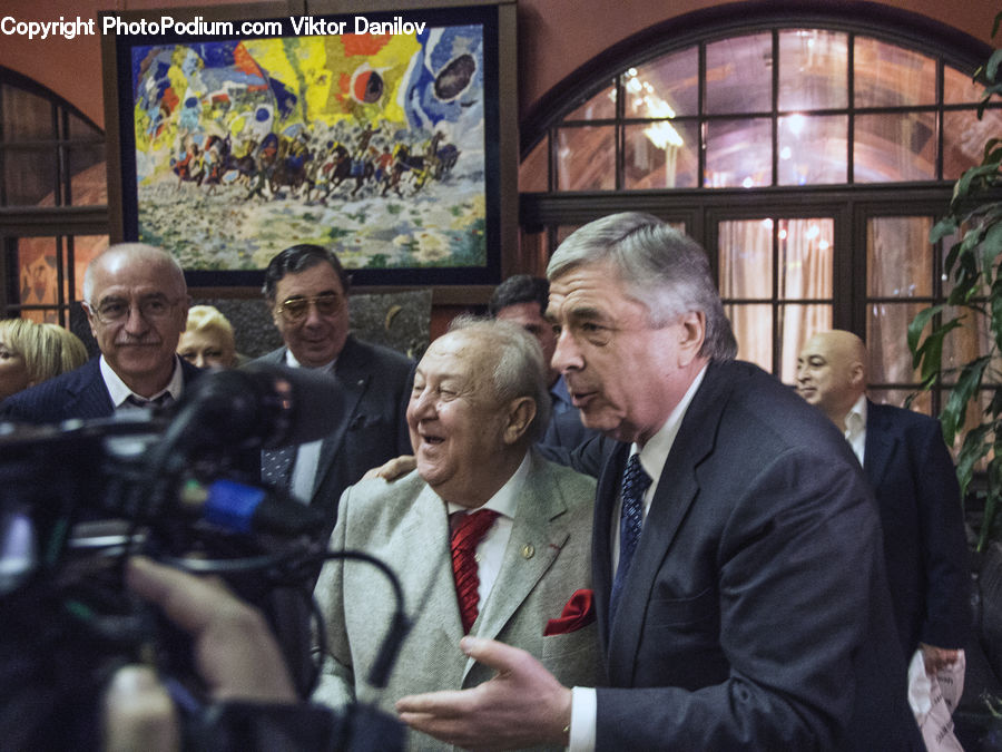People, Person, Human, Clothing, Overcoat, Suit, Reception Room