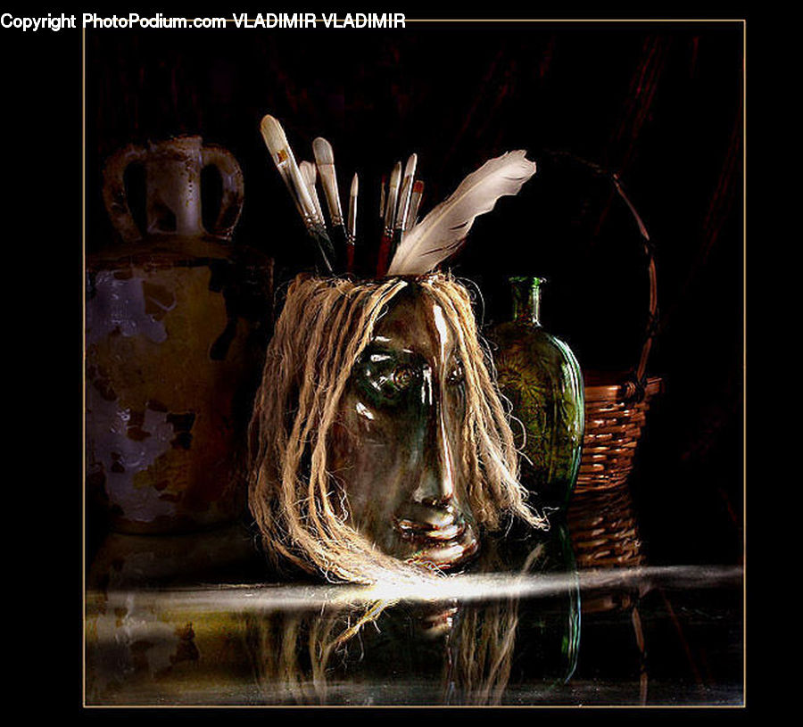 Rust, Head, Portrait, Basket, Face, Selfie