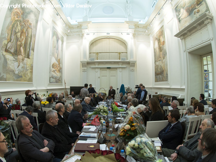 People, Person, Human, Reception Room, Room, Waiting Room, Crowd